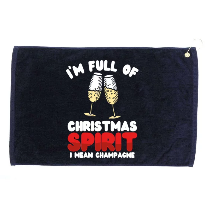 IM Full Of Christmas Spirit Sarcastic Gift Grommeted Golf Towel