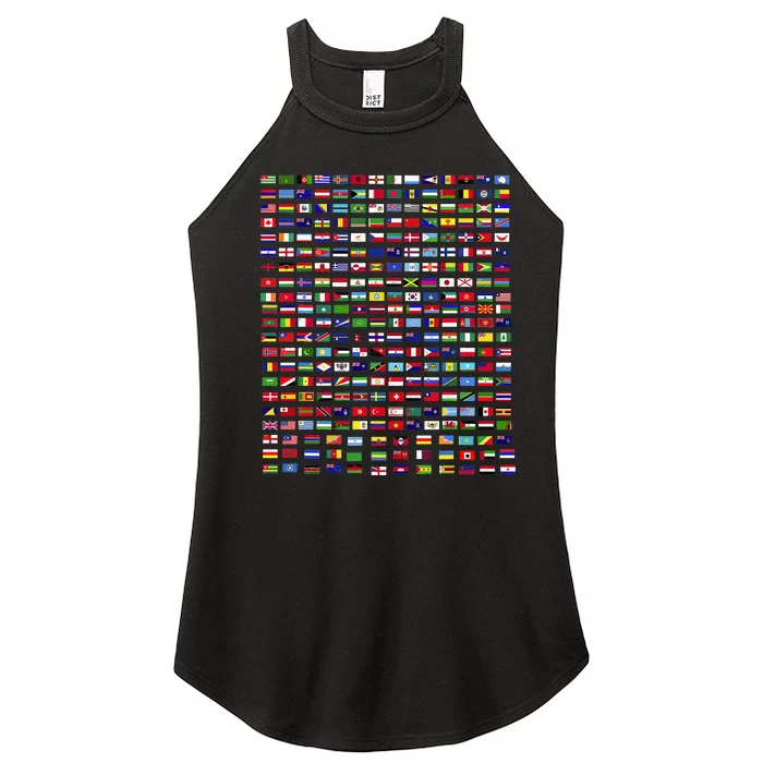 International Flags of the Countries of the World Women’s Perfect Tri Rocker Tank