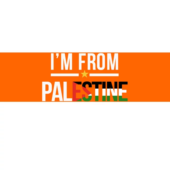 Im From Palestine | Free Palestine  Flag Palestine Bumper Sticker