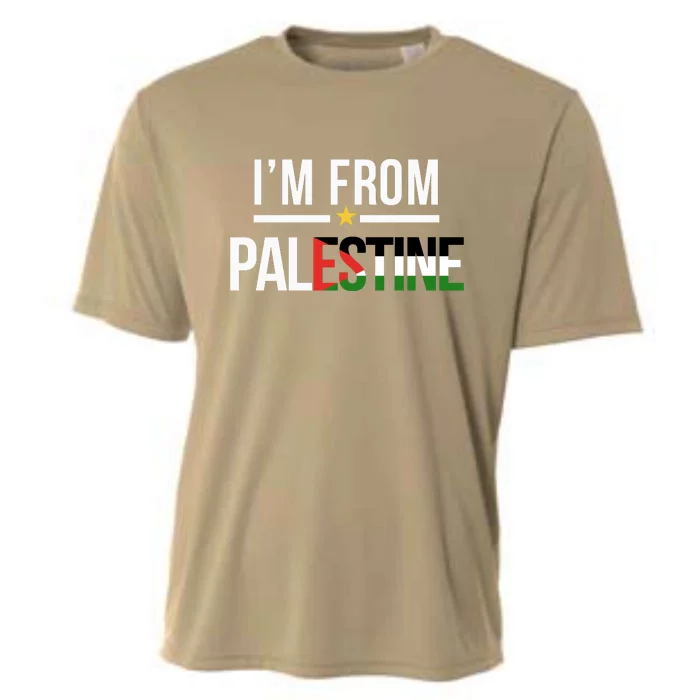 Im From Palestine | Free Palestine  Flag Palestine Cooling Performance Crew T-Shirt