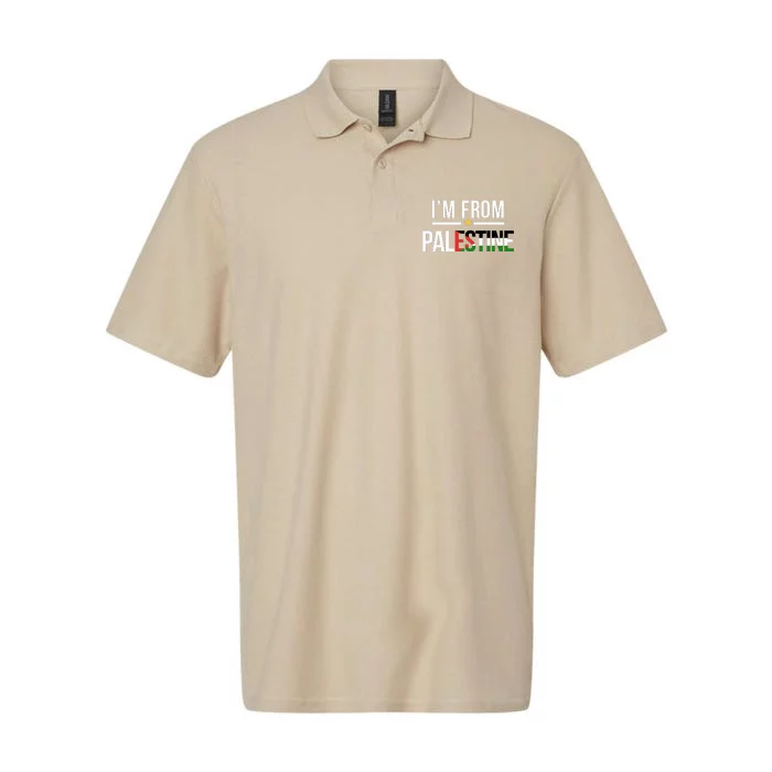 Im From Palestine | Free Palestine  Flag Palestine Softstyle Adult Sport Polo