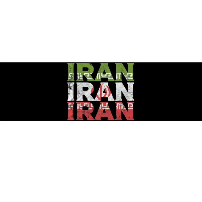 Iranian Flag Pride Iran Roots Women Gift Bumper Sticker