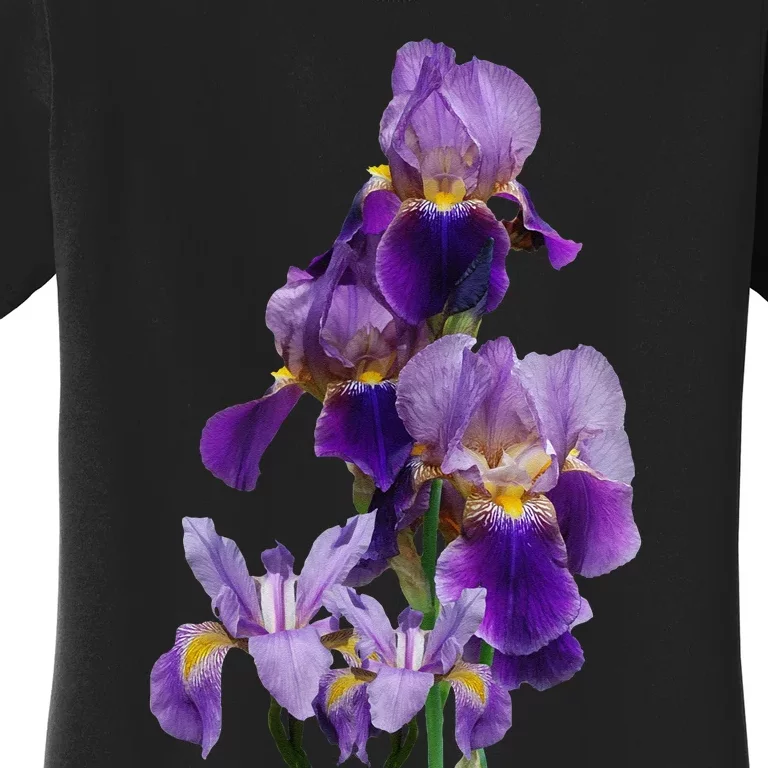 Irises Flower Plant Gardening Gardener Lover Tennessee Women's T-Shirt