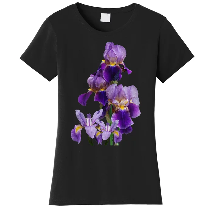 Irises Flower Plant Gardening Gardener Lover Tennessee Women's T-Shirt