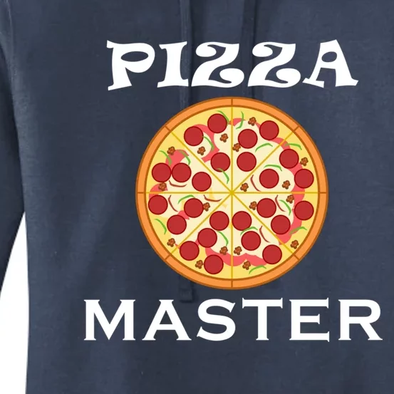 Italian Food Pizza Making Funny Pizza Master Gift Women's Pullover Hoodie