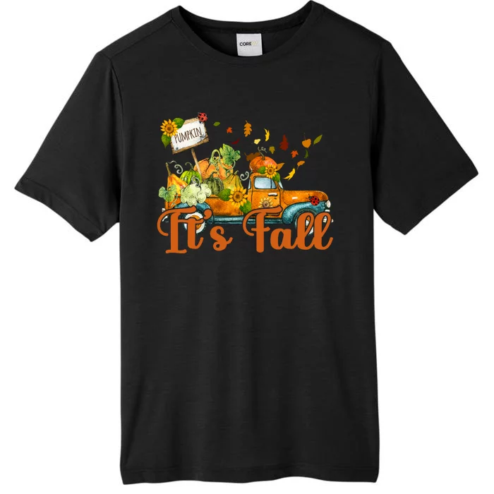 Its Fall Pumpkin Vintage Truck ChromaSoft Performance T-Shirt