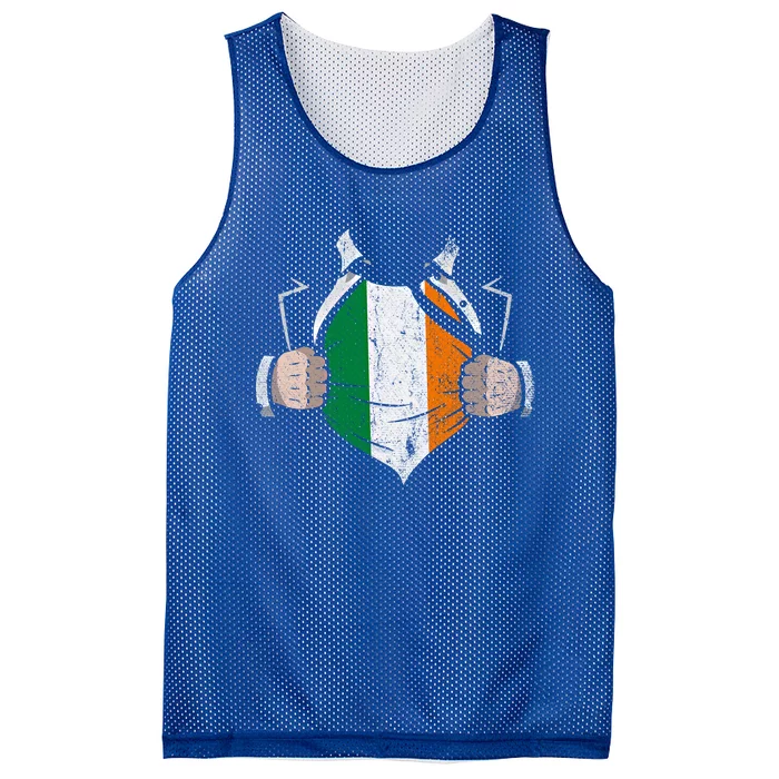 Irish Flag Proud Irish Irish Roots Ireland Gift Mesh Reversible Basketball Jersey Tank