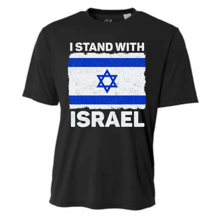 Israel Flag Patriotic Israel I Stand With Israel Cooling Performance Crew T-Shirt