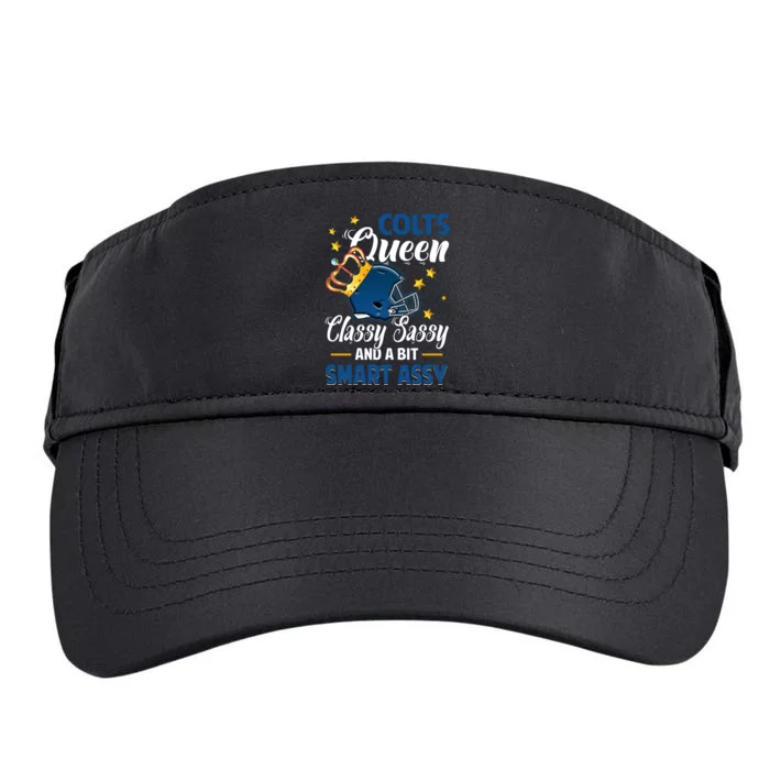 Indianapolis Football Queen Classy Sassy And A Bit Smart Assy Adult Drive Performance Visor