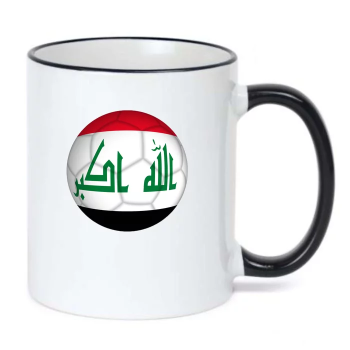 Iraqi Futbol Soccer Team Black Color Changing Mug