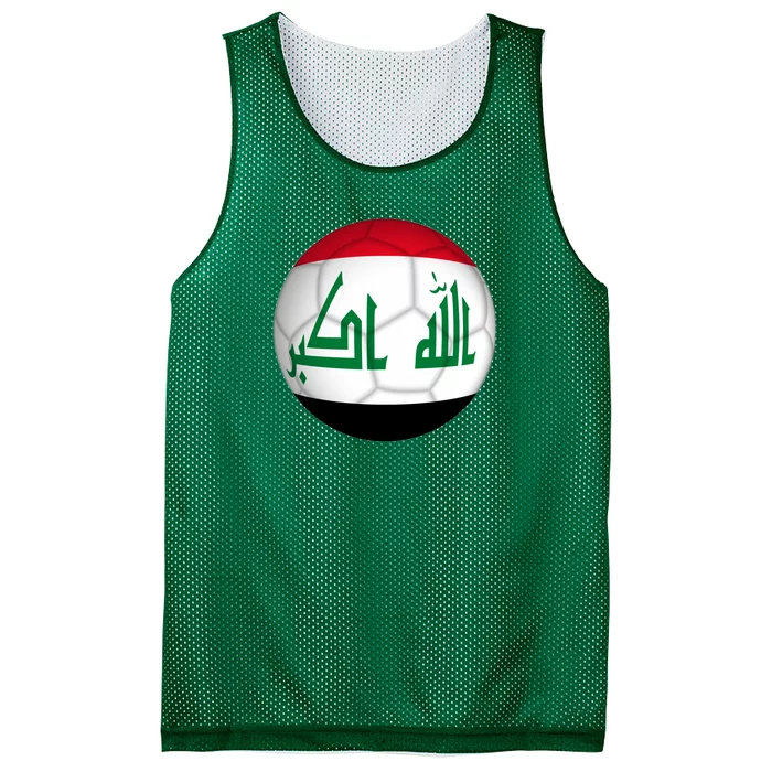 Iraqi Futbol Soccer Team Mesh Reversible Basketball Jersey Tank