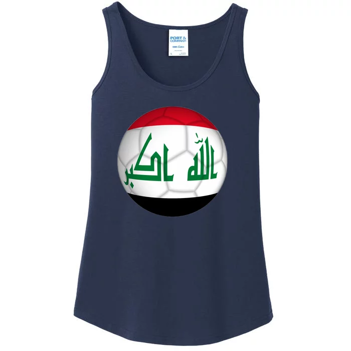 Iraqi Futbol Soccer Team Ladies Essential Tank