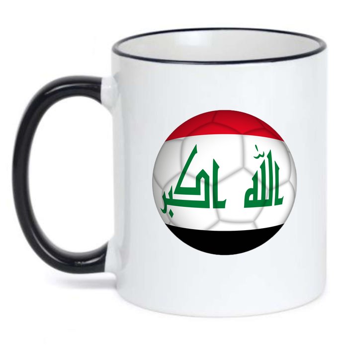 Iraqi Futbol Soccer Team Front And Back Front & Back Black Color Changing Mug