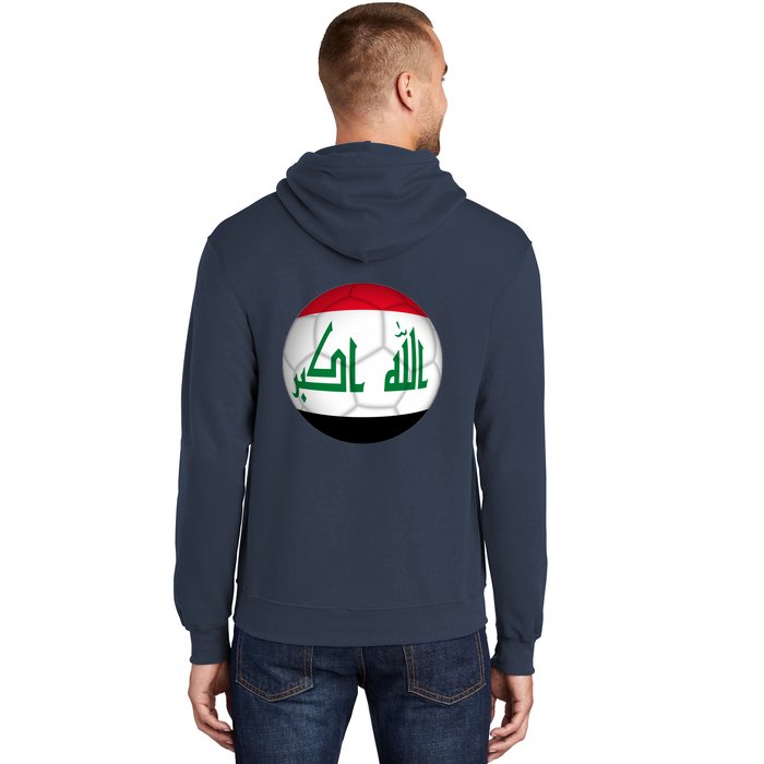 Iraqi Futbol Soccer Team Front And Back Front & Back Hoodie