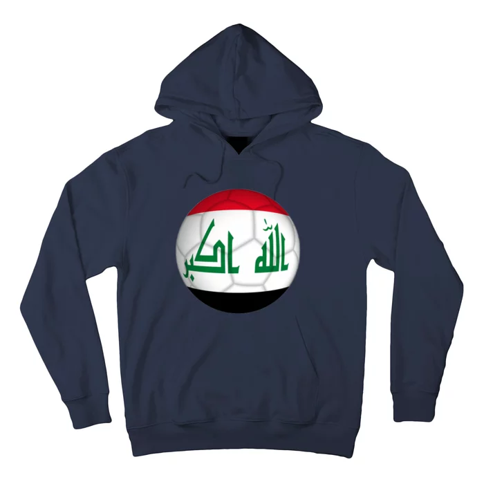 Iraqi Futbol Soccer Team Front And Back Front & Back Hoodie