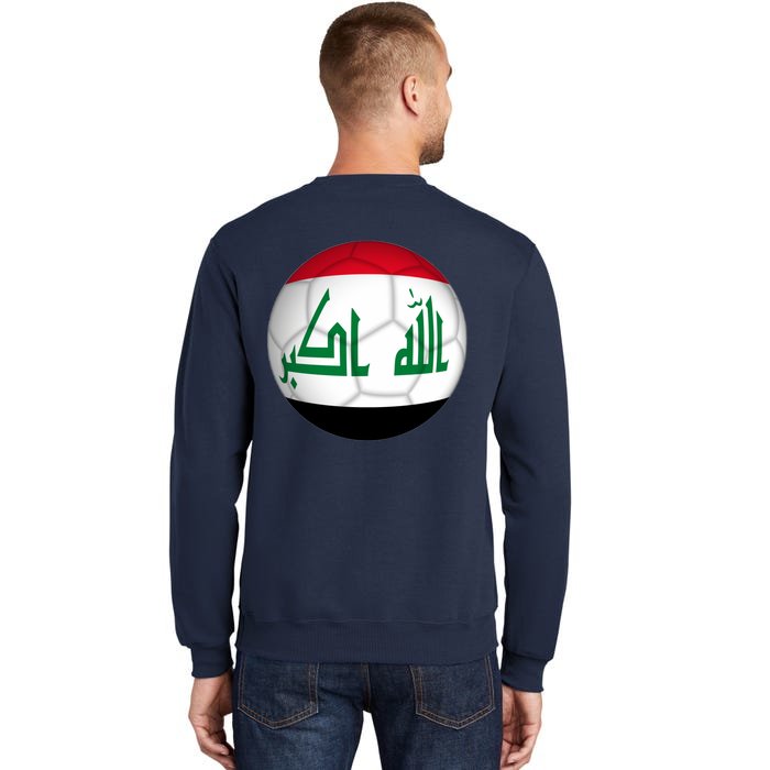 Iraqi Futbol Soccer Team Front And Back Front & Back Sweatshirt