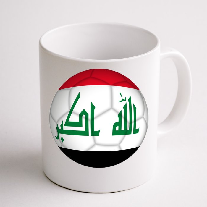 Iraqi Futbol Soccer Team Front And Back Front & Back Coffee Mug