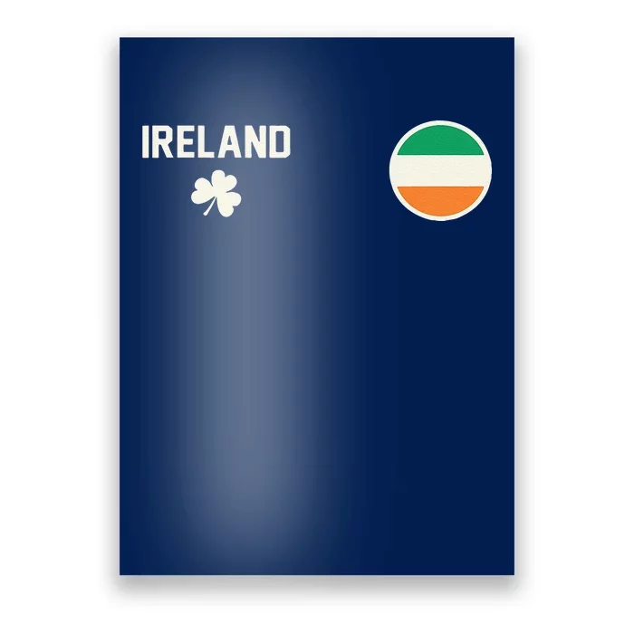 Ireland Football Soccer Jersey Poster