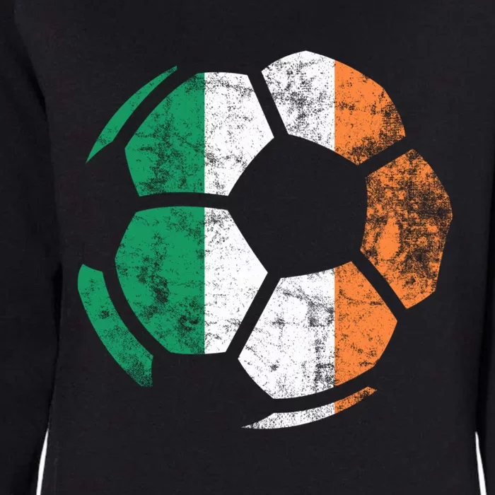 Irish Flag Soccer Football St Patrick's Day Sports Gift Womens California Wash Sweatshirt