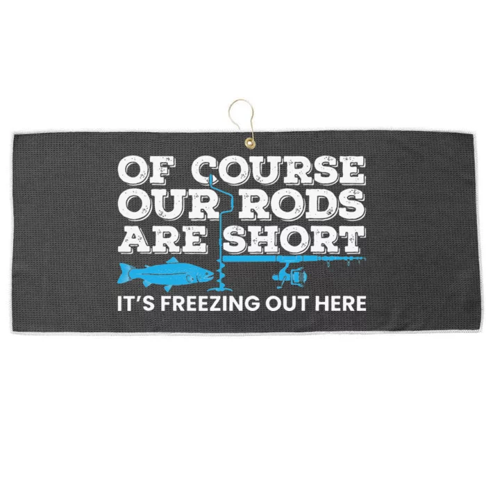 Ice Fishing Short Rods Winter Ice Fishing Large Microfiber Waffle Golf Towel