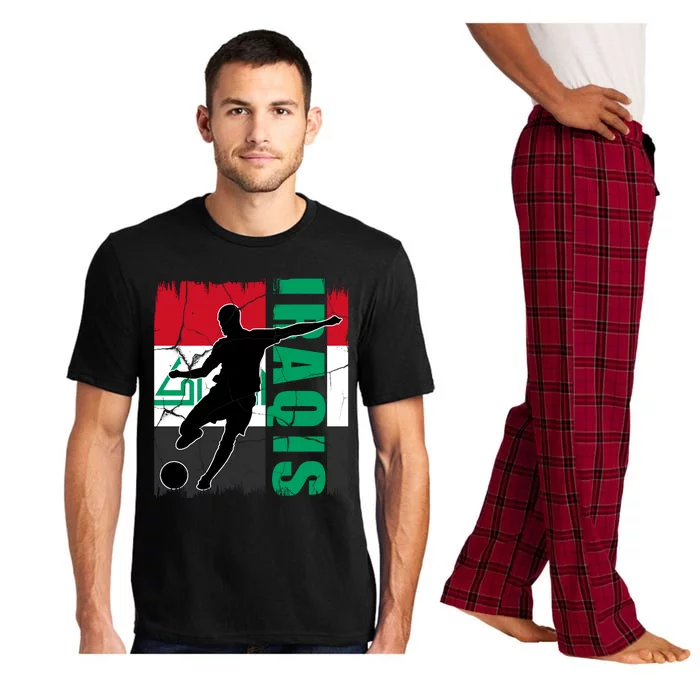 Iraqi Futbol Soccer Player Pajama Set