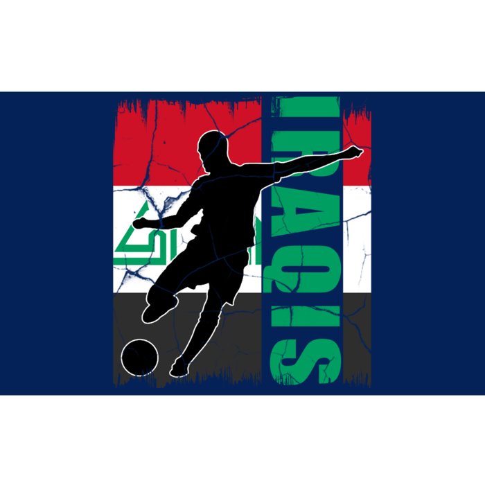 Iraqi Futbol Soccer Player Bumper Sticker