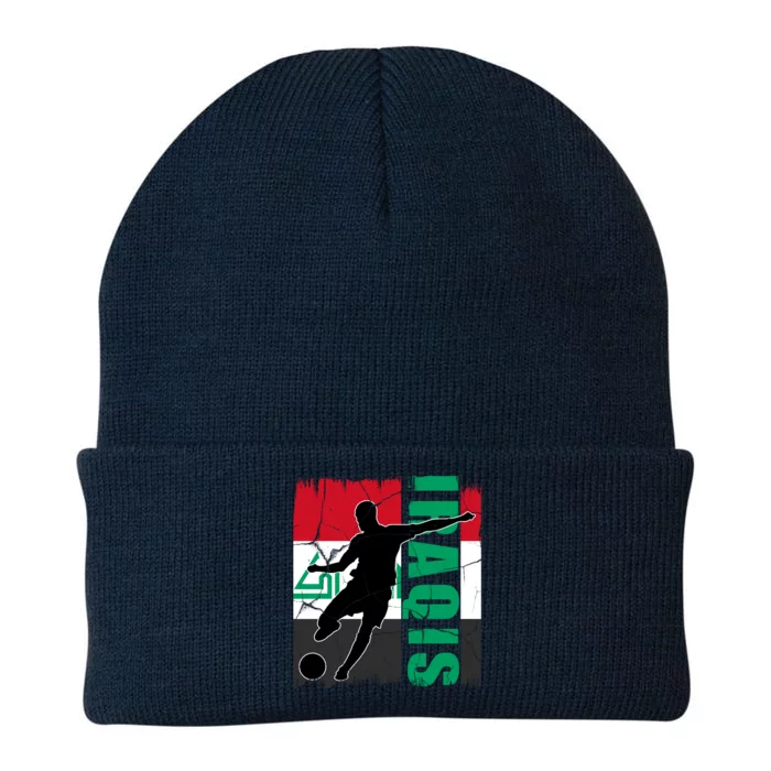 Iraqi Futbol Soccer Player Knit Cap Winter Beanie