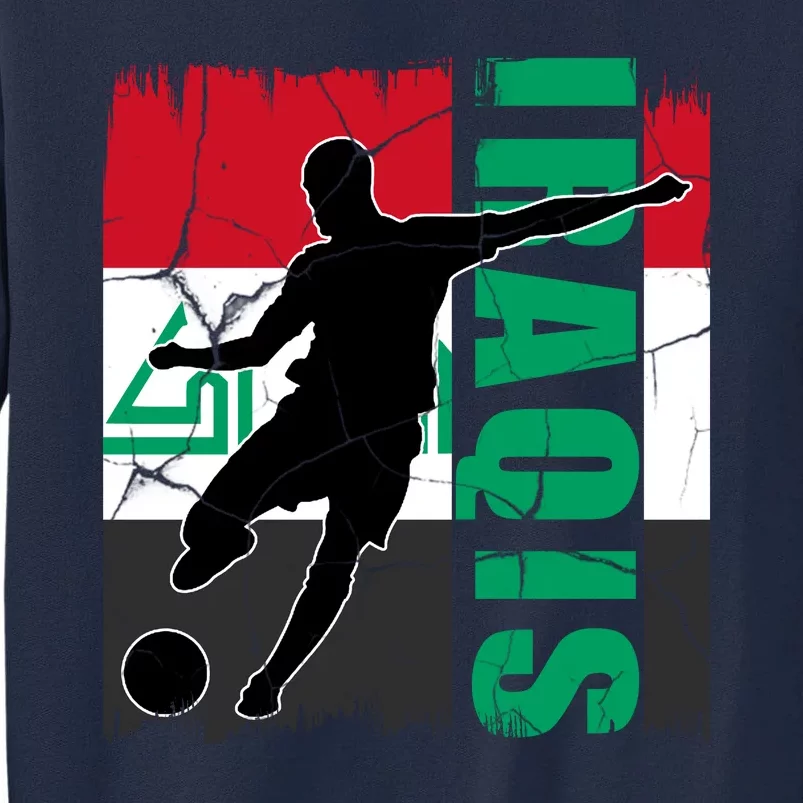 Iraqi Futbol Soccer Player Tall Sweatshirt