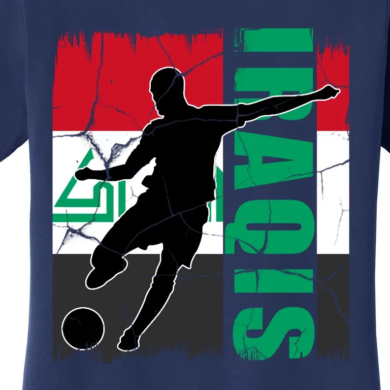 Iraqi Futbol Soccer Player Women's T-Shirt