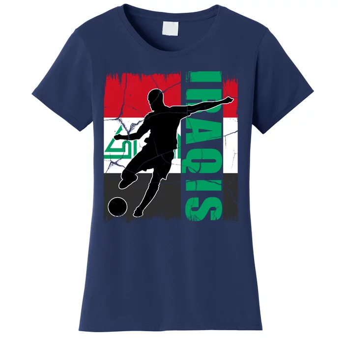 Iraqi Futbol Soccer Player Women's T-Shirt