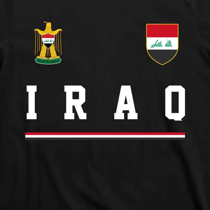 Iraq Futbol Soccer Logo T-Shirt