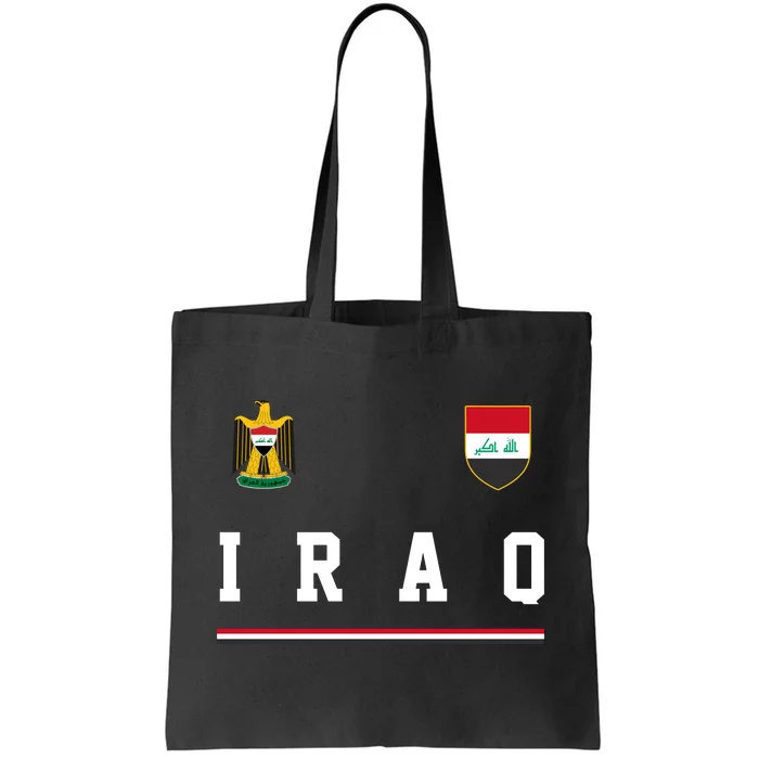 Iraq Futbol Soccer Logo Tote Bag