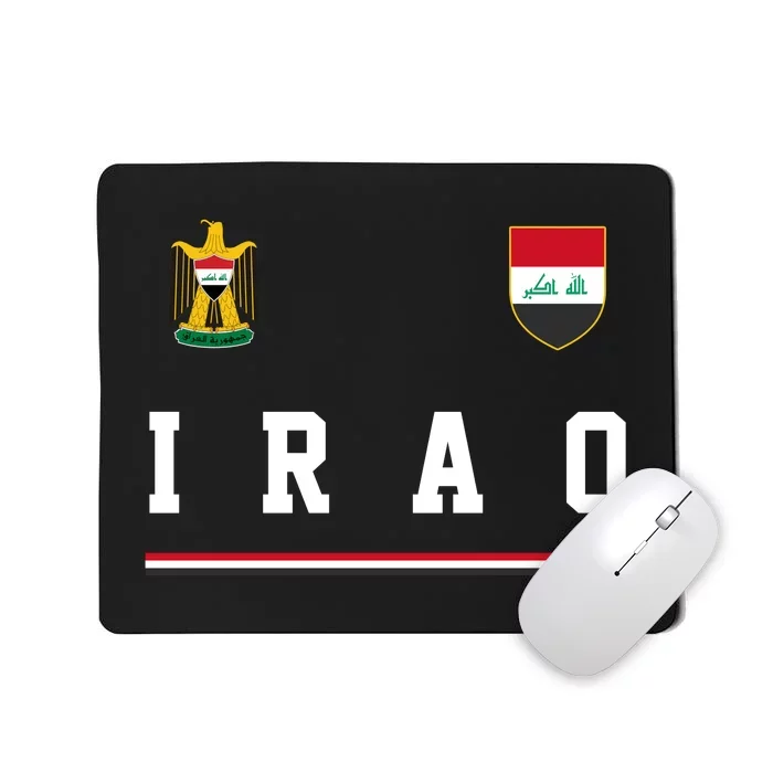 Iraq Futbol Soccer Logo Mousepad