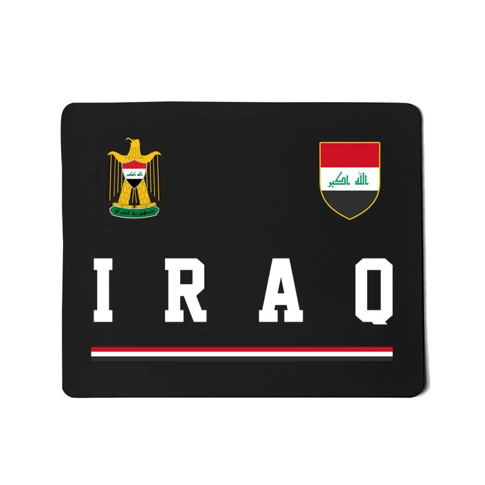 Iraq Futbol Soccer Logo Mousepad