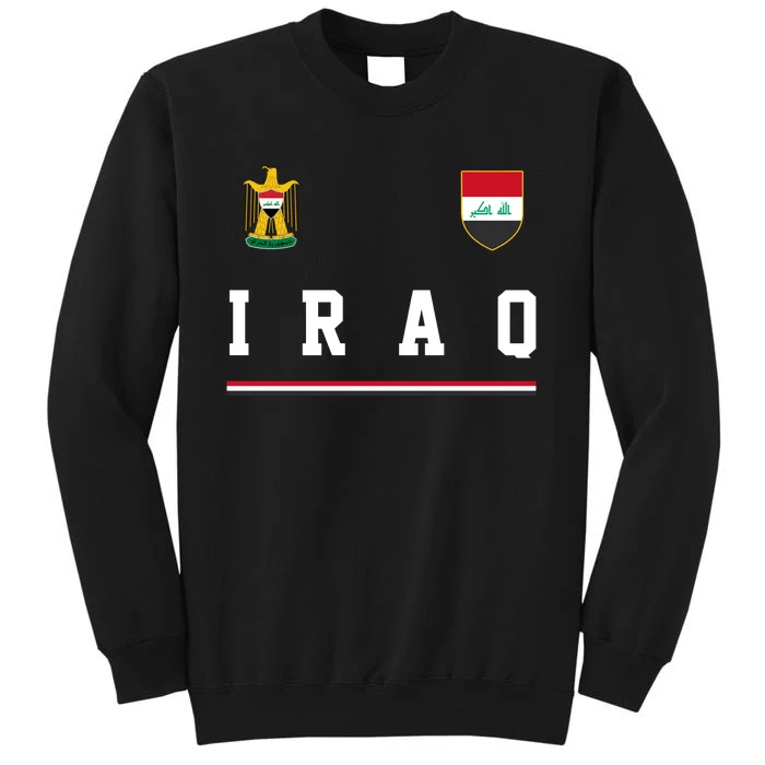 Iraq Futbol Soccer Logo Tall Sweatshirt