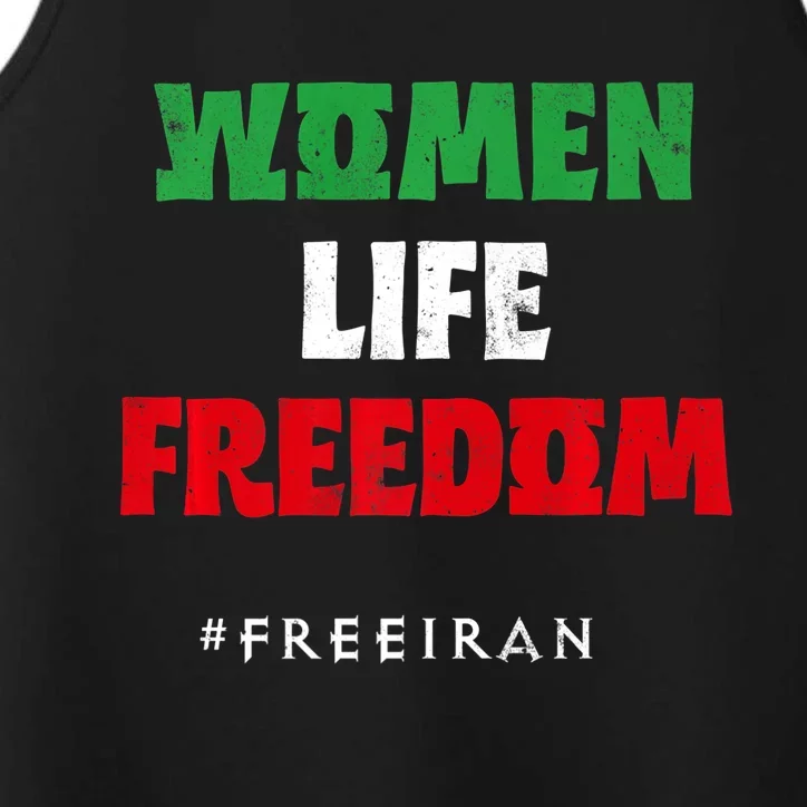 Iranian Flag, Support Women Iran, I Stand With Women Of Iran Performance Tank