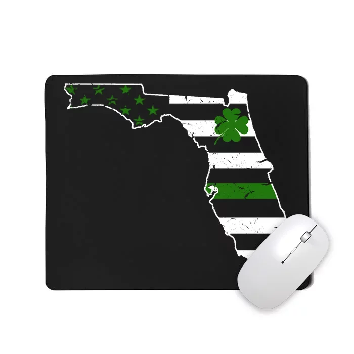 Irish Florida State Flag American Map Mousepad