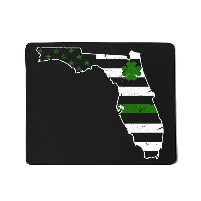 Irish Florida State Flag American Map Mousepad