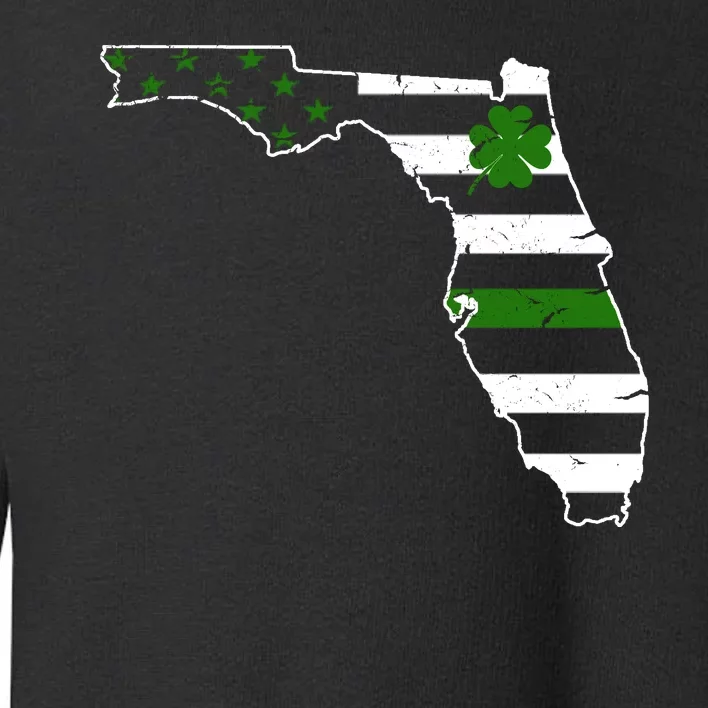 Irish Florida State Flag American Map Toddler Sweatshirt