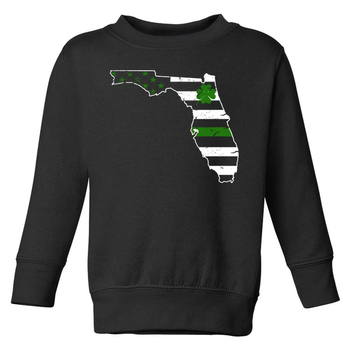 Irish Florida State Flag American Map Toddler Sweatshirt