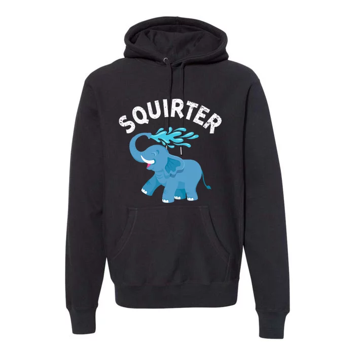 Inappropriate Funny Squirter Embarrassing Premium Hoodie