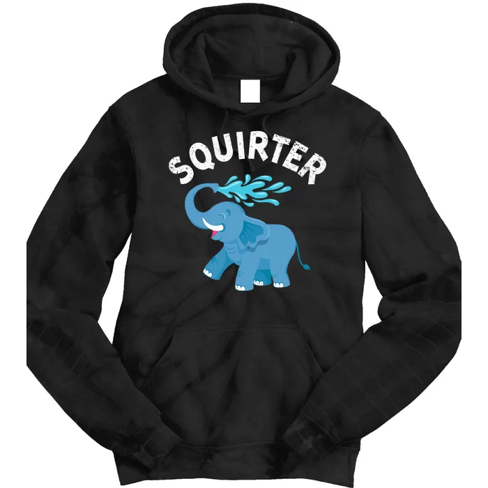 Inappropriate Funny Squirter Embarrassing Tie Dye Hoodie