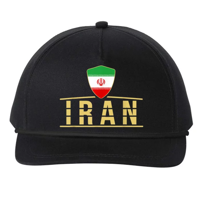 Iran Football Shirt Iran Soccer Jersey Proud Iranian Snapback Five-Panel Rope Hat