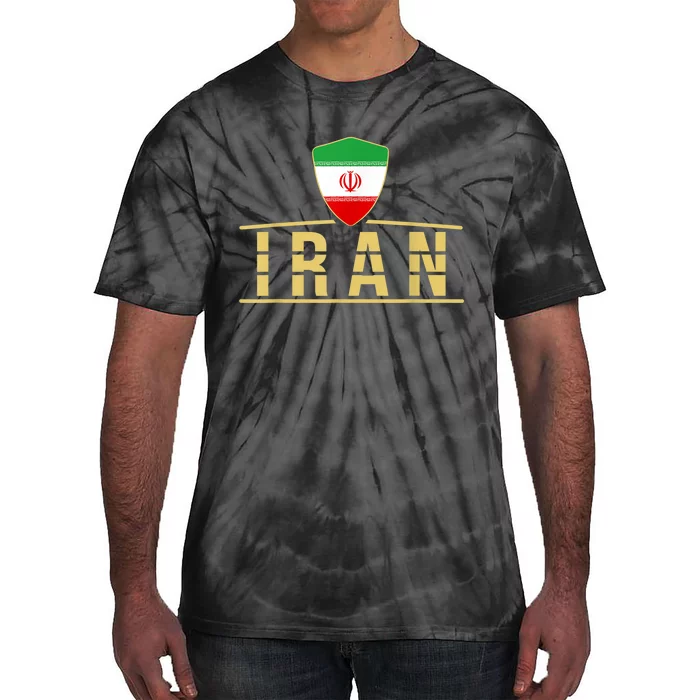 Iran Football Shirt Iran Soccer Jersey Proud Iranian Tie-Dye T-Shirt