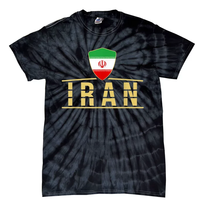 Iran Football Shirt Iran Soccer Jersey Proud Iranian Tie-Dye T-Shirt