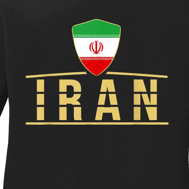 Iran Football Shirt Iran Soccer Jersey Proud Iranian Ladies Long Sleeve Shirt