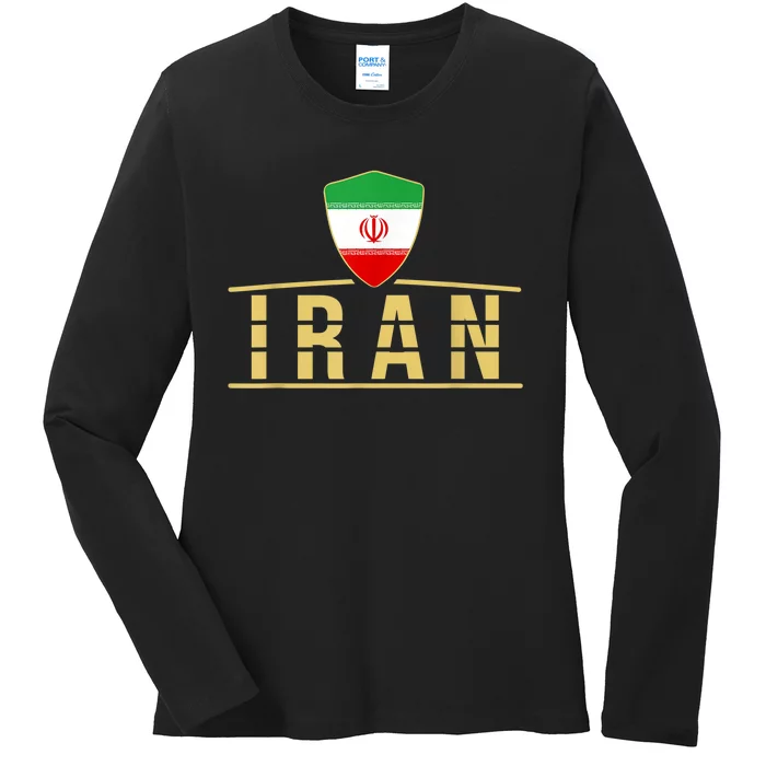 Iran Football Shirt Iran Soccer Jersey Proud Iranian Ladies Long Sleeve Shirt