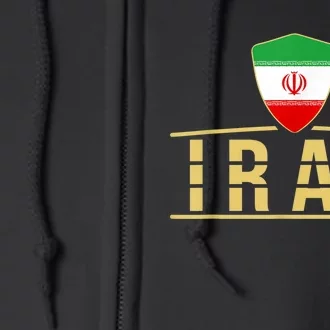 Iran Football Shirt Iran Soccer Jersey Proud Iranian Full Zip Hoodie