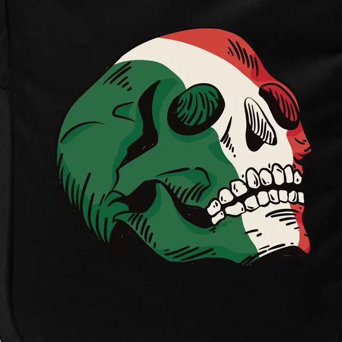 Italian Flag Skull Impact Tech Backpack