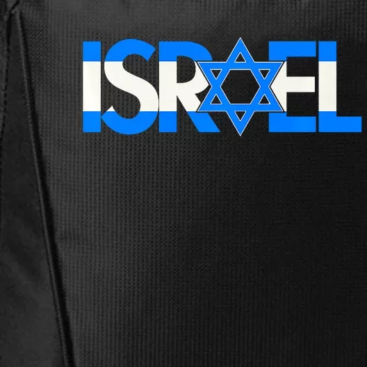 Israel Flag Star Of David City Backpack